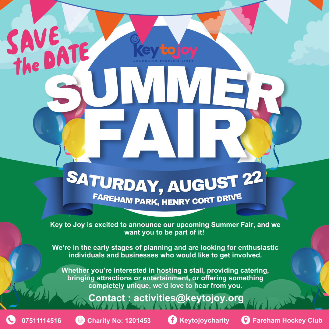 Blue and Green Playful Summer Fair Facebook Post